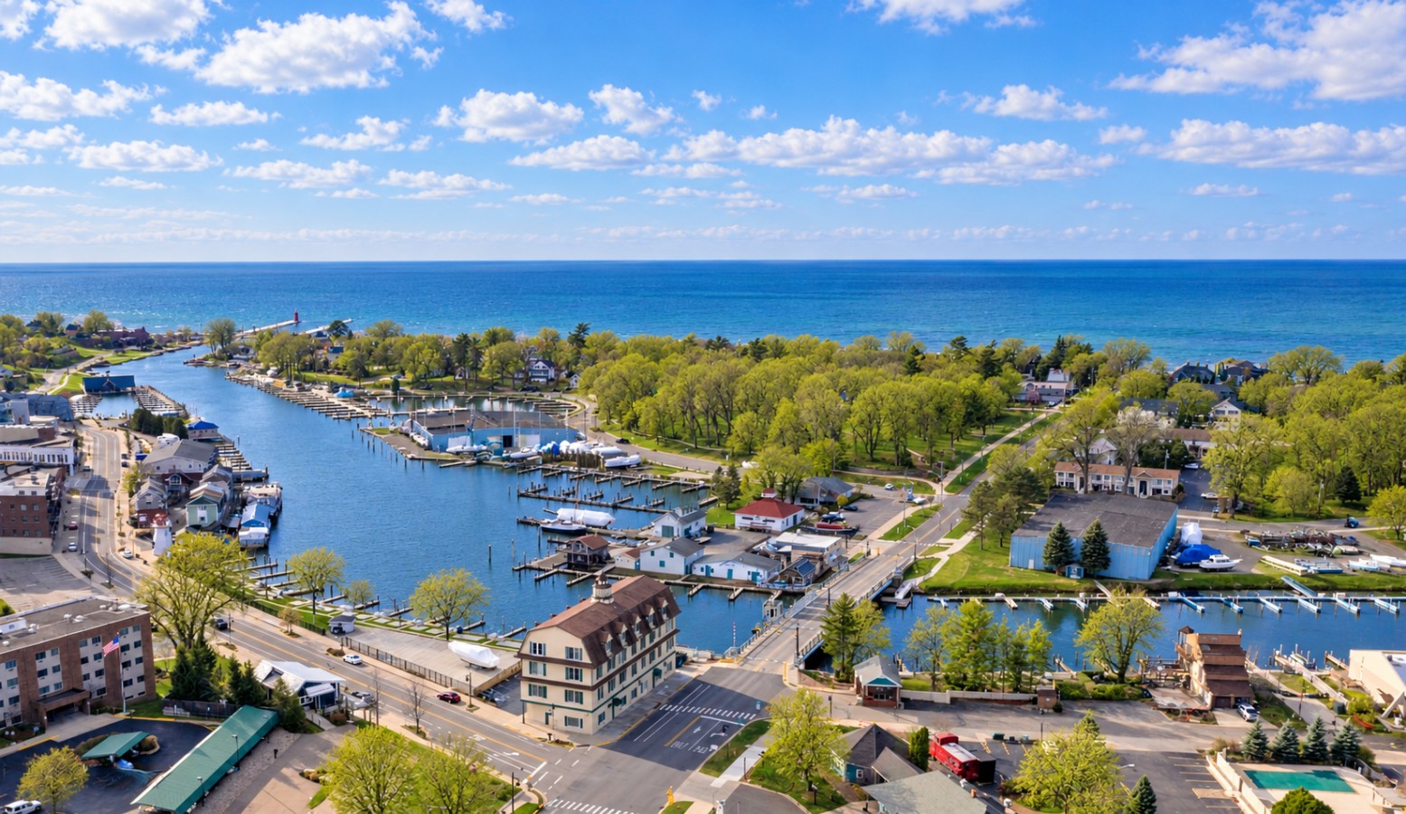 South Haven neighborhood near the Black River