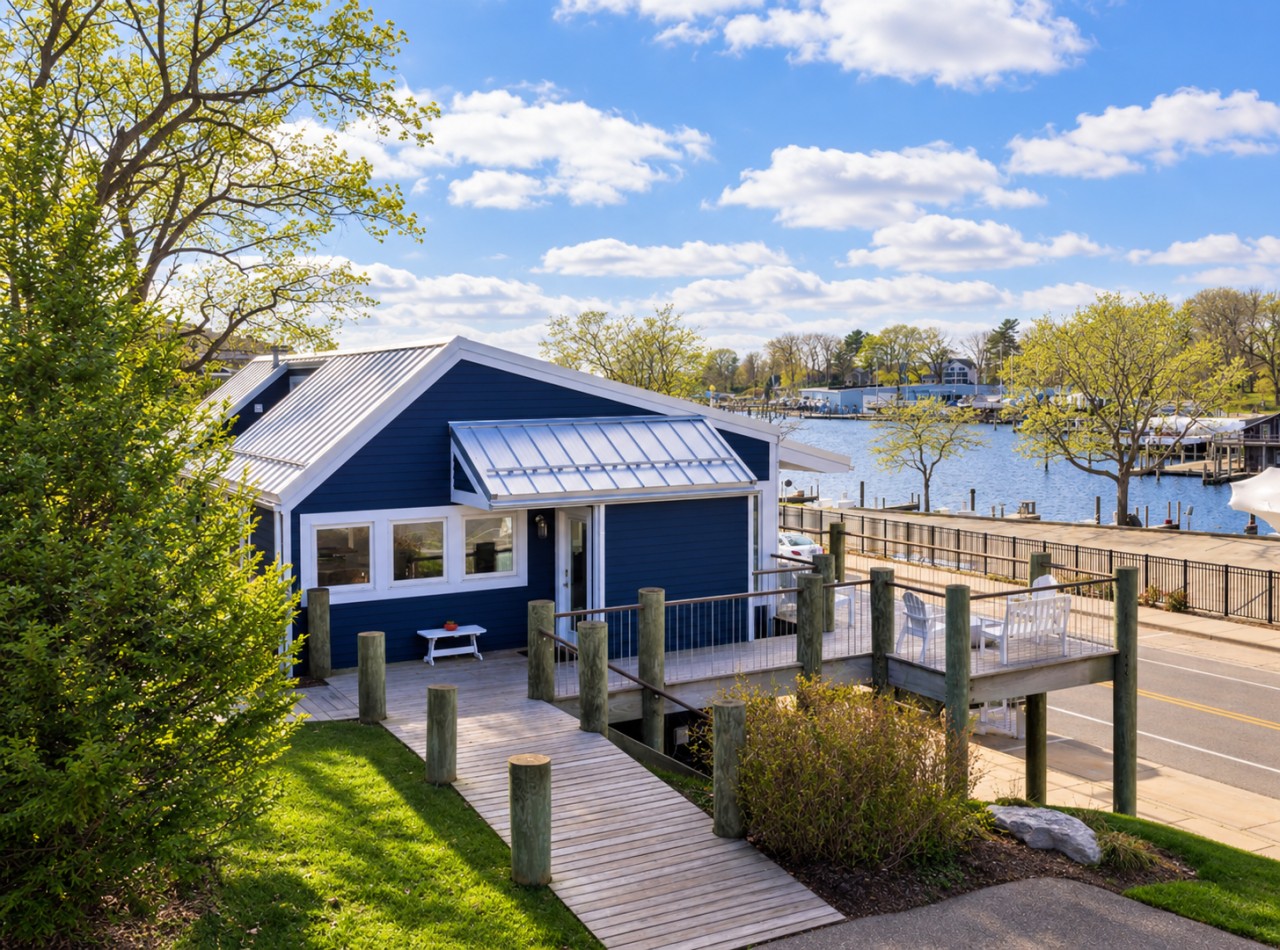 550 Williams overlooking the Black River and South Haven marinas