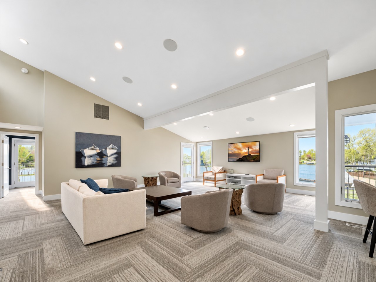 Bright, open living spaces made for gathering