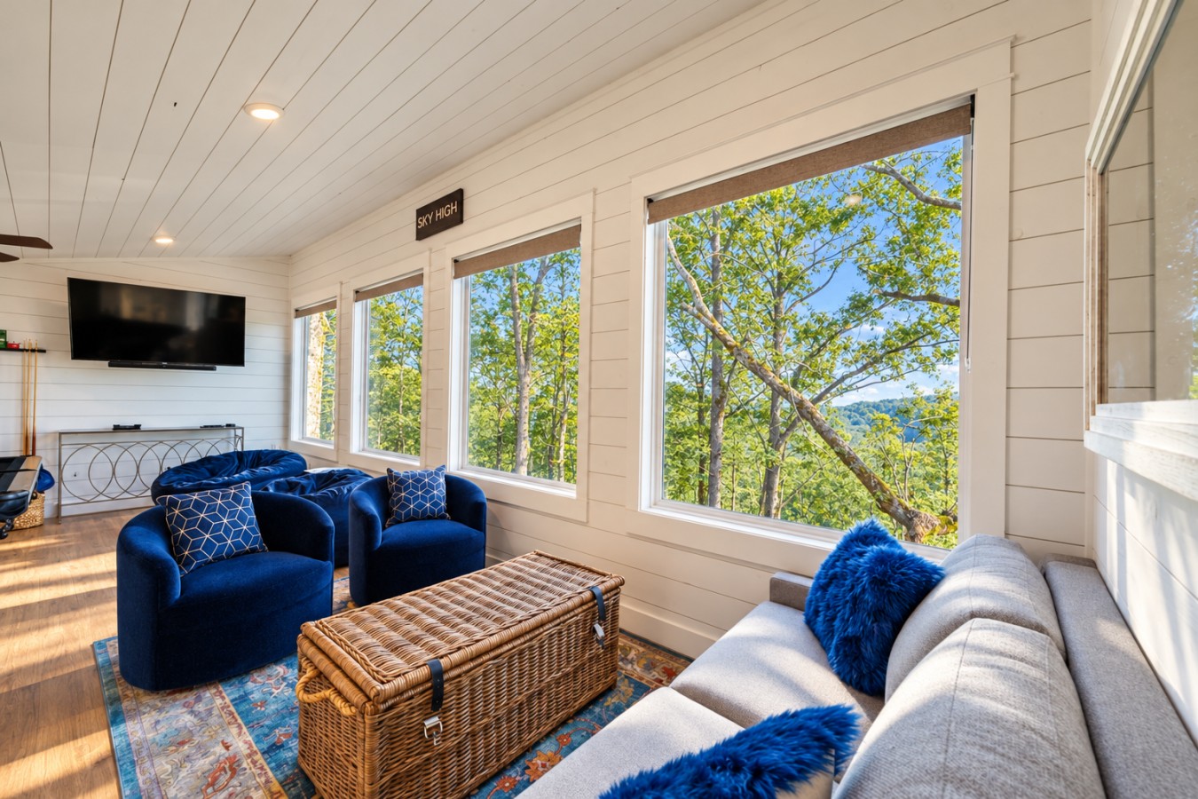 Sky High: Upstairs seating area