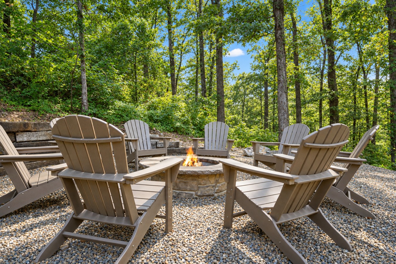 Sky High: Fire pit seating