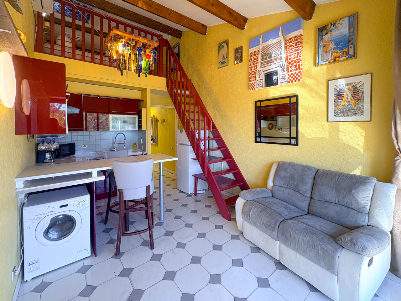 Loft Vue Mer | Terrasse | Port Vauban Antibes | Parking Gratuit 5 min à pied - Photo 10