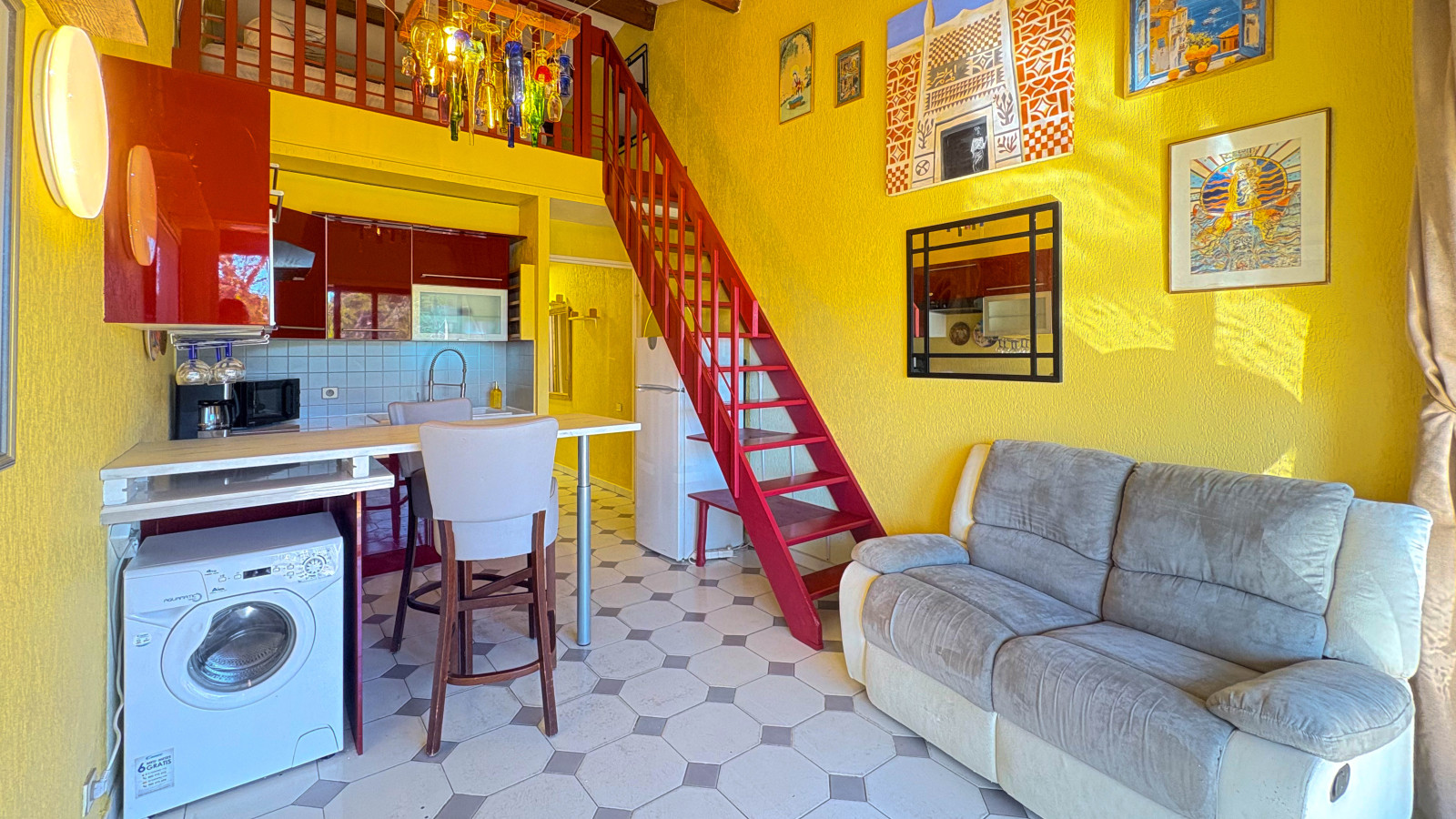Loft Vue Mer | Terrasse | Port Vauban Antibes | Parking Gratuit 5 min à pied - Photo 2