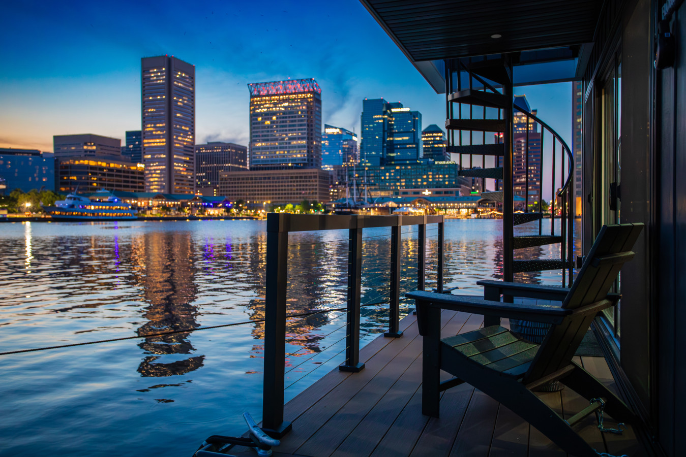 This close to the water, the city feels like it belongs to you.