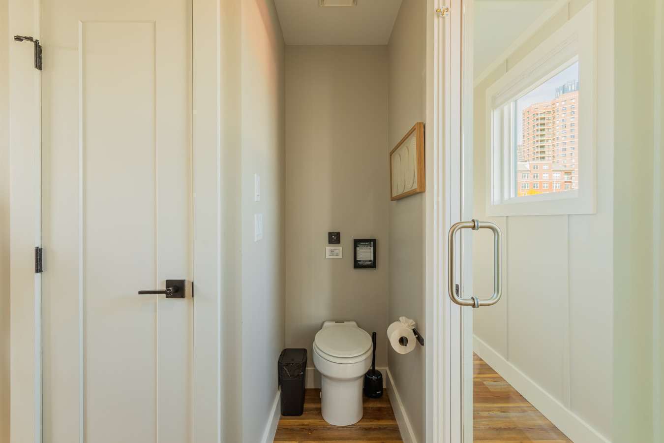 A private water closet keeps the primary bath layout clean and functional, with a separate space for every part of your routine.