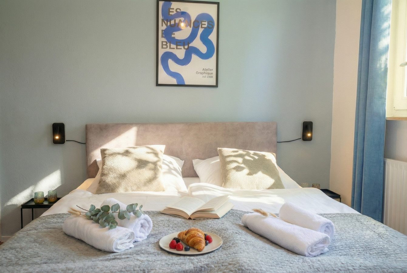 MILPAU Buer 2 - Modernes Apartment mit Queensize-Bett, Netflix, Nespresso, Waschmaschine & Smart TV