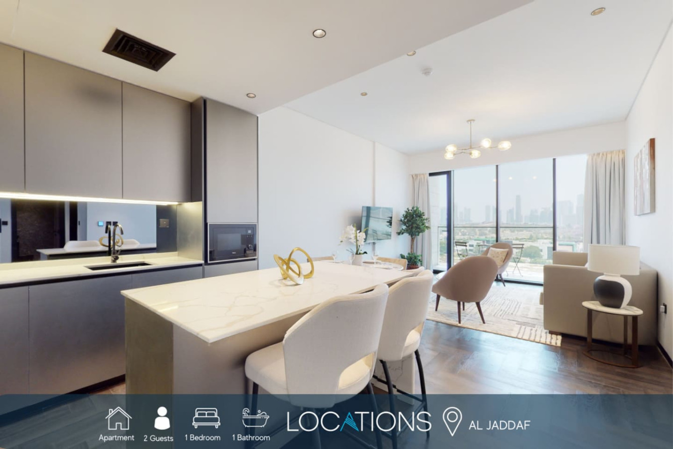 Smart One Bedroom l City Skyline Views l Al Jadaf