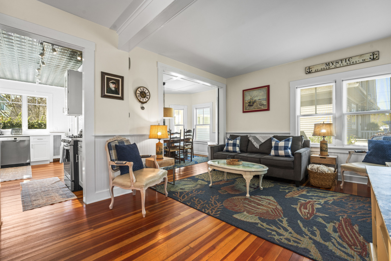 Historic Home and Cottage with Seaport View