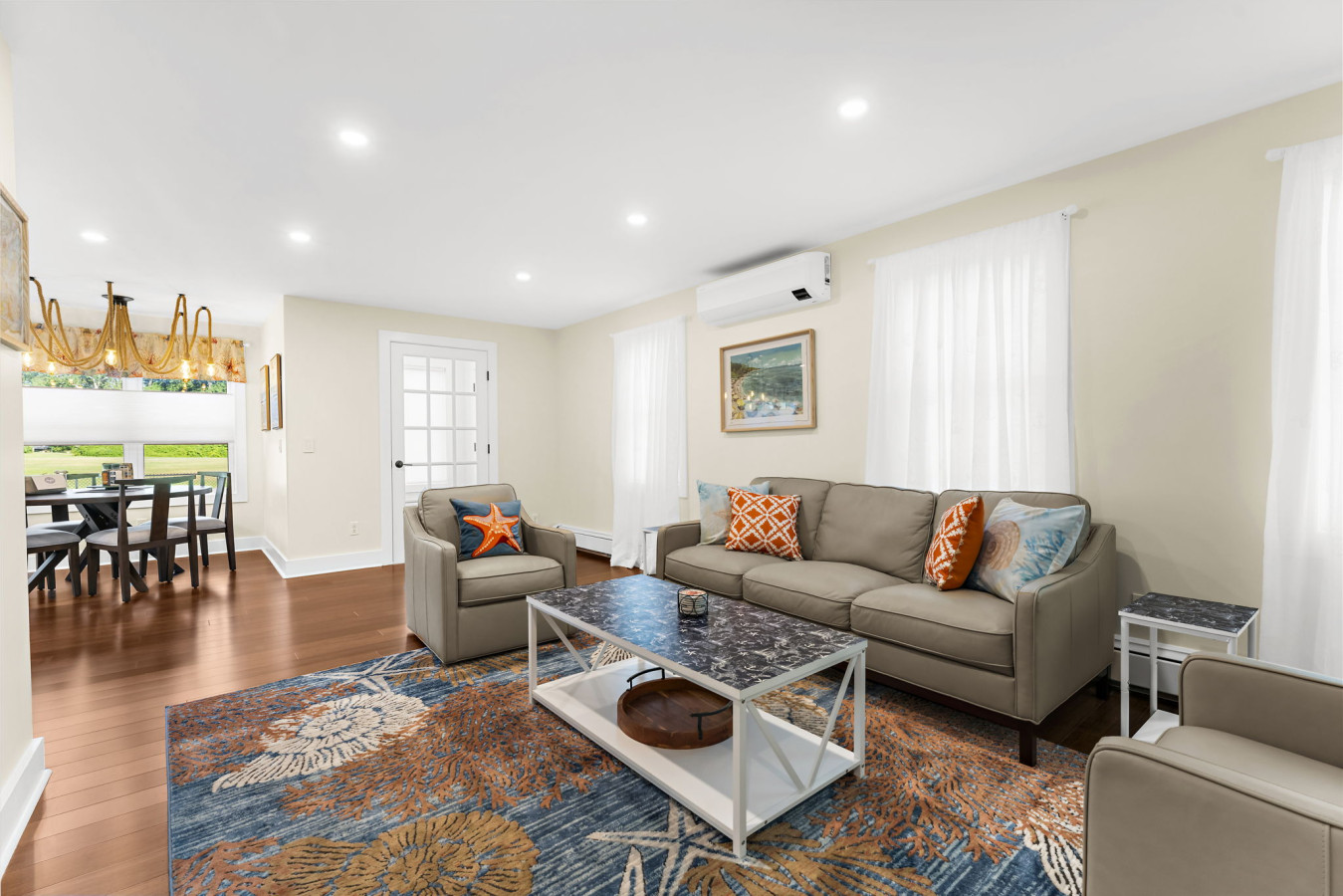 Historic 5BR, Dual Kitchens, Walk to Beach