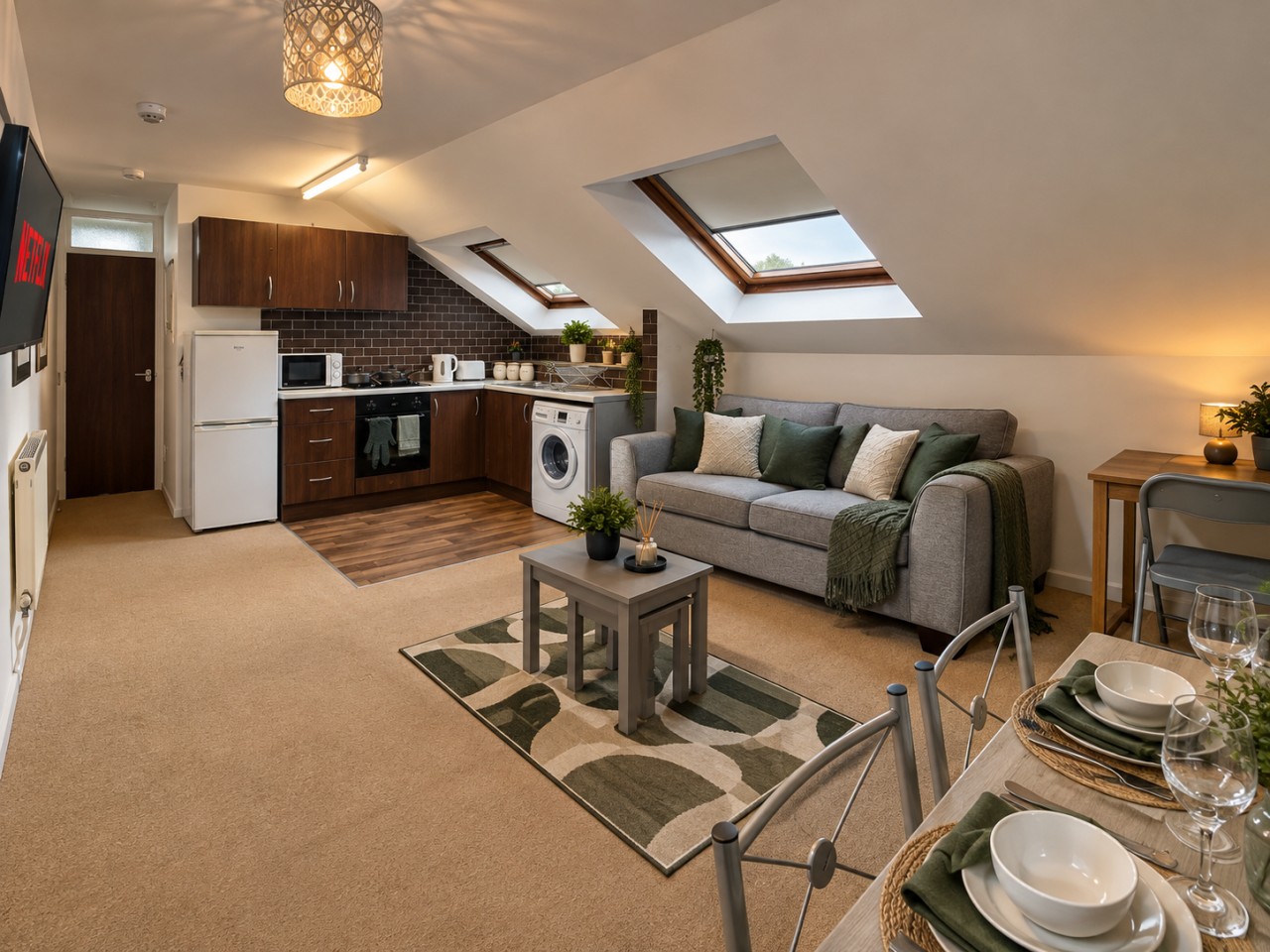 *F1*5GH* Setup for your most relaxed & amazing stay + Free Parking + Free Fast WiFi * in Greenhill House, 1 Green Hill Road Flat 15 - Property image 8 - VivreStays