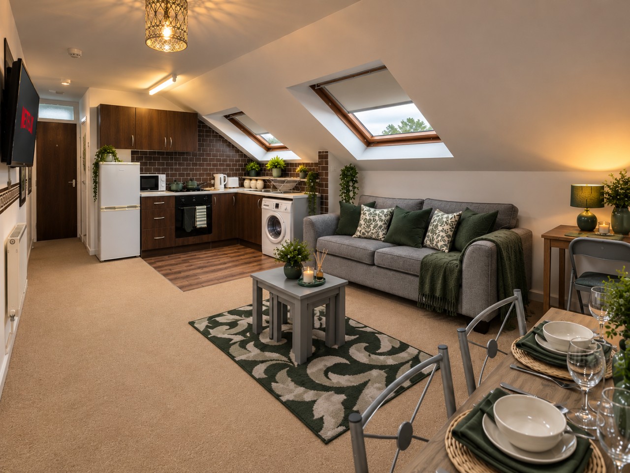 *F1*5GH* Setup for your most relaxed & amazing stay + Free Parking + Free Fast WiFi * in Greenhill House, 1 Green Hill Road Flat 15 - Property image 9 - VivreStays