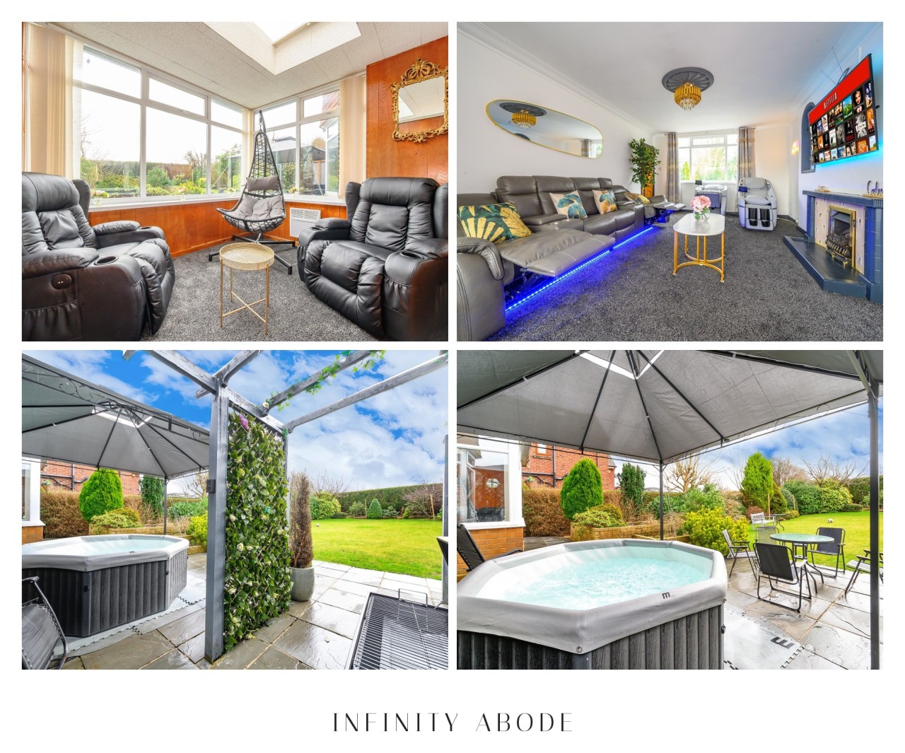CH-Unique Standalone with Hot Tub, Game Room & Garden in 📍 105 Carlinghow Hill Batley WF17 0AG - Property image 2 - VivreStays