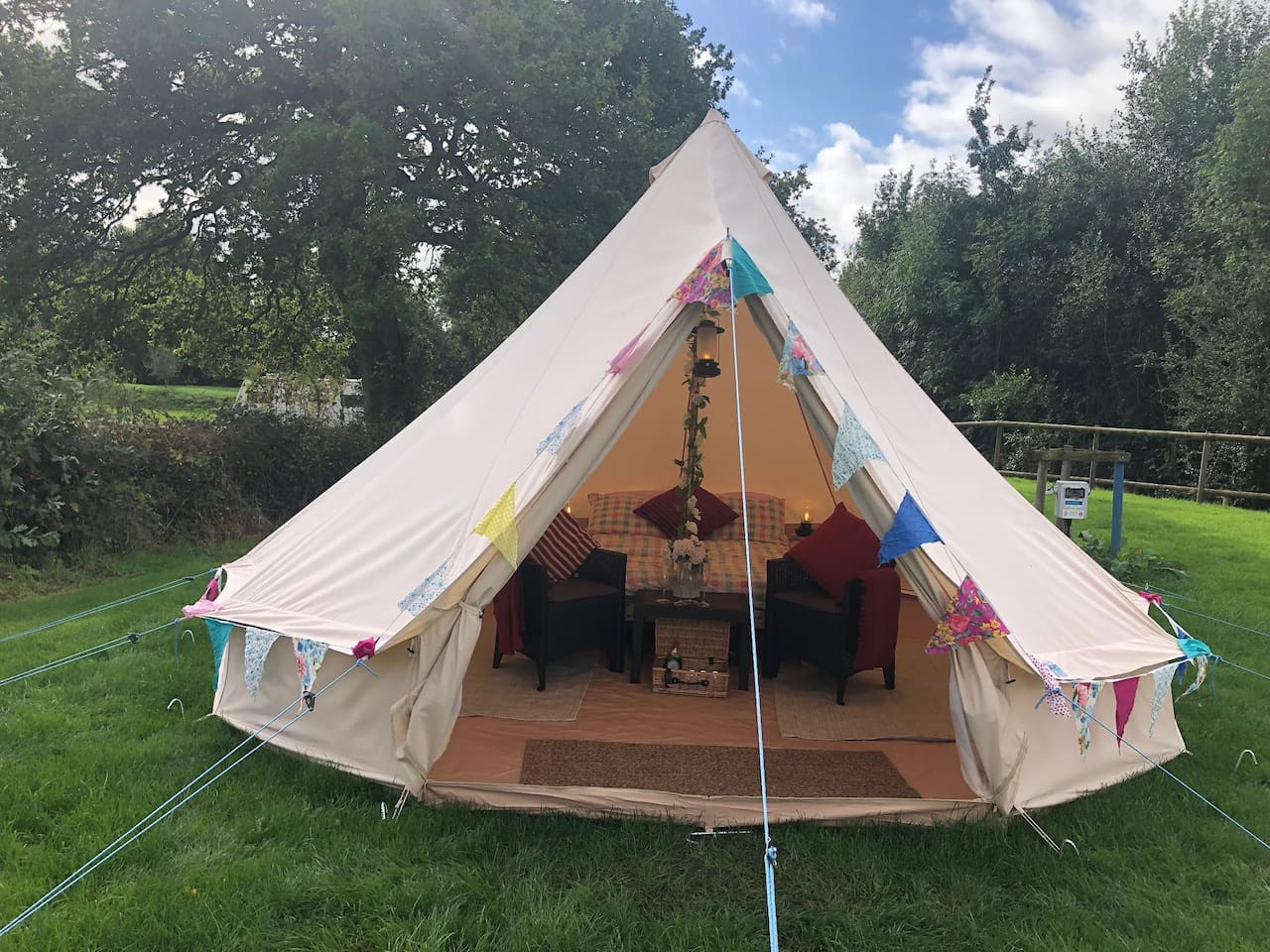 Glamping with Alpacas!