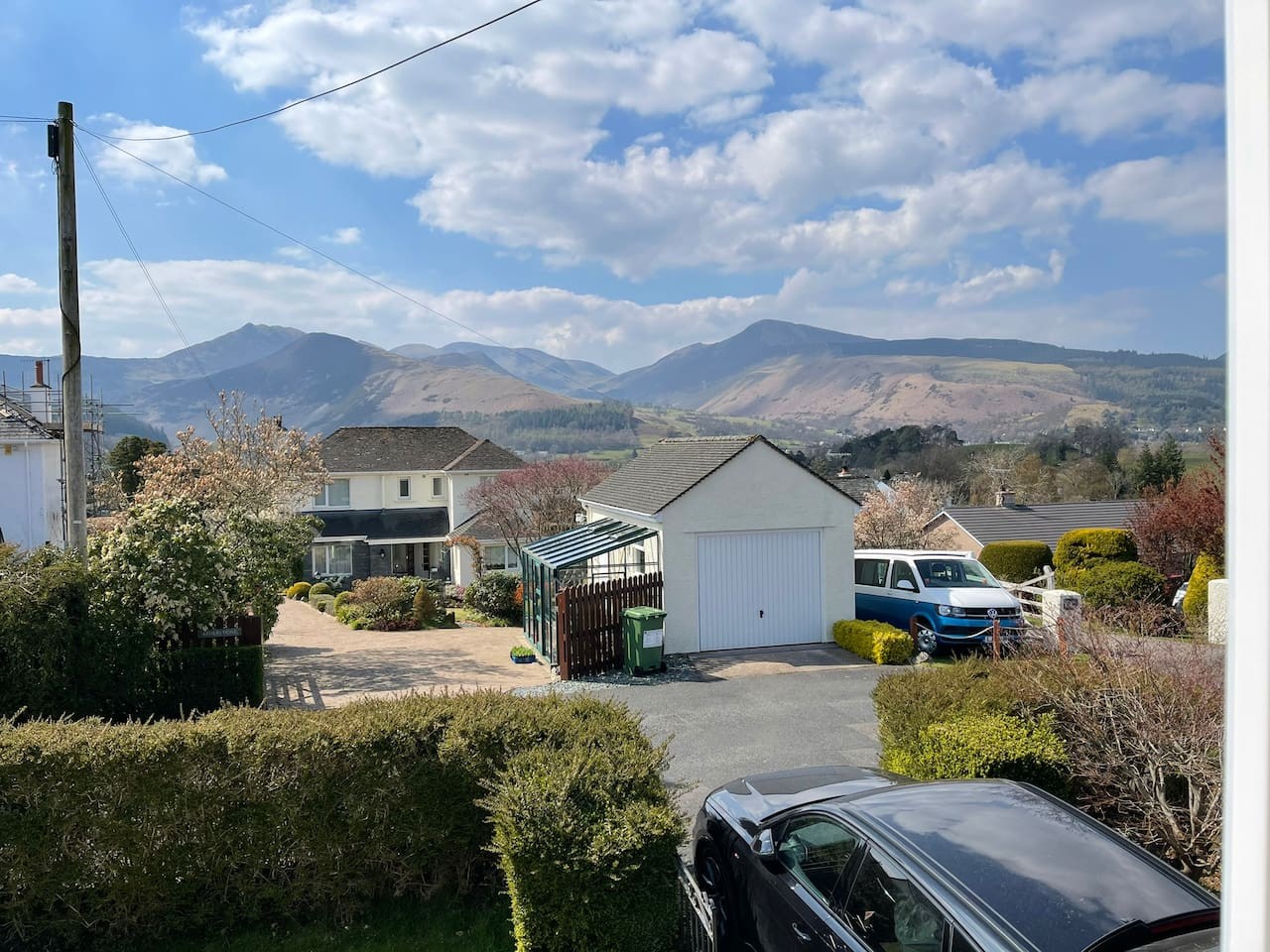 PANORAMIC views in the heart of the Lakes, Keswick