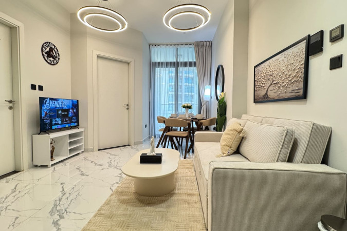 Modern 1BR with Balcony & Full Kitchen Al Maryah