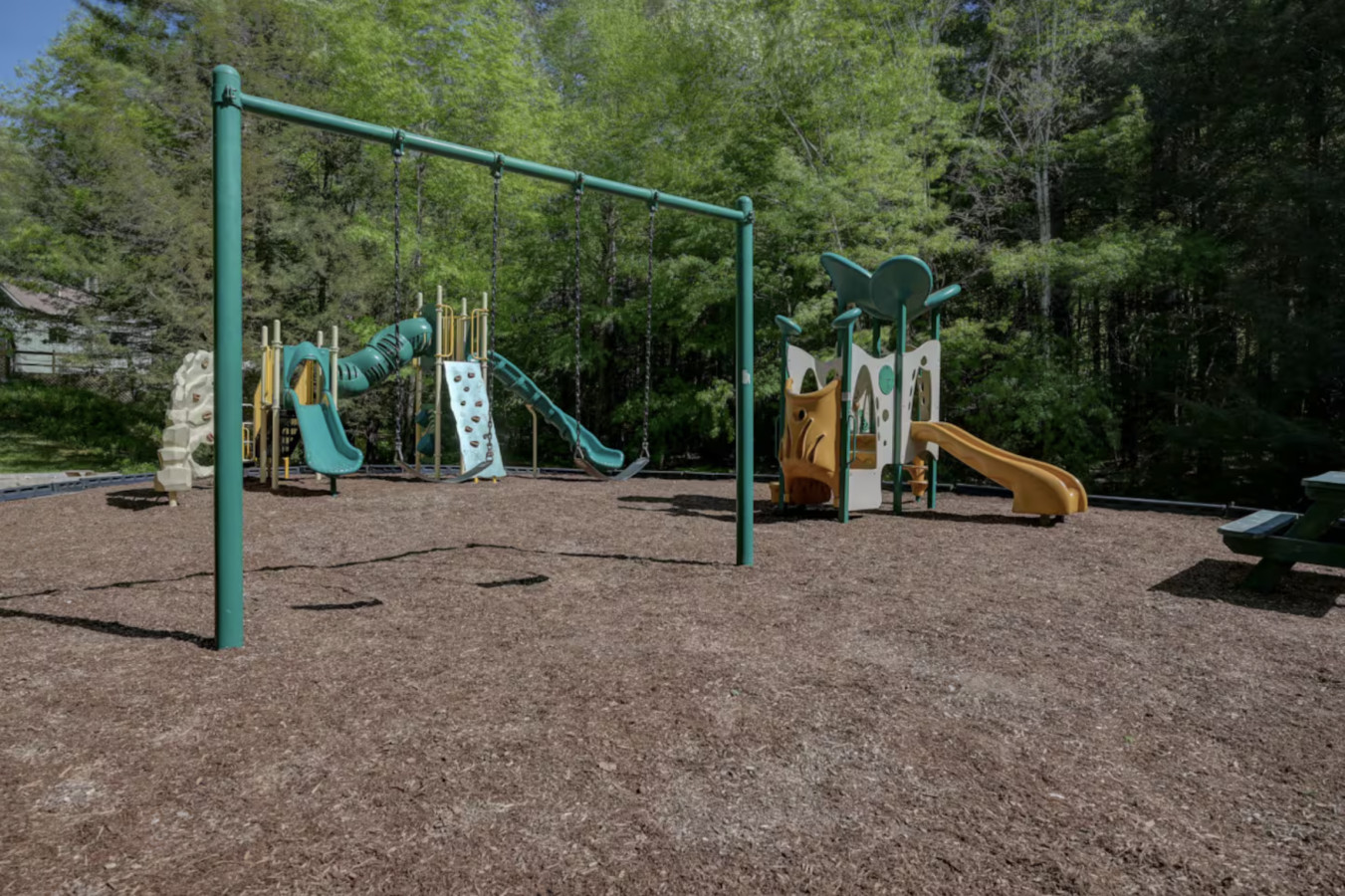 The resort has it's own well maintained playground for the kids.
