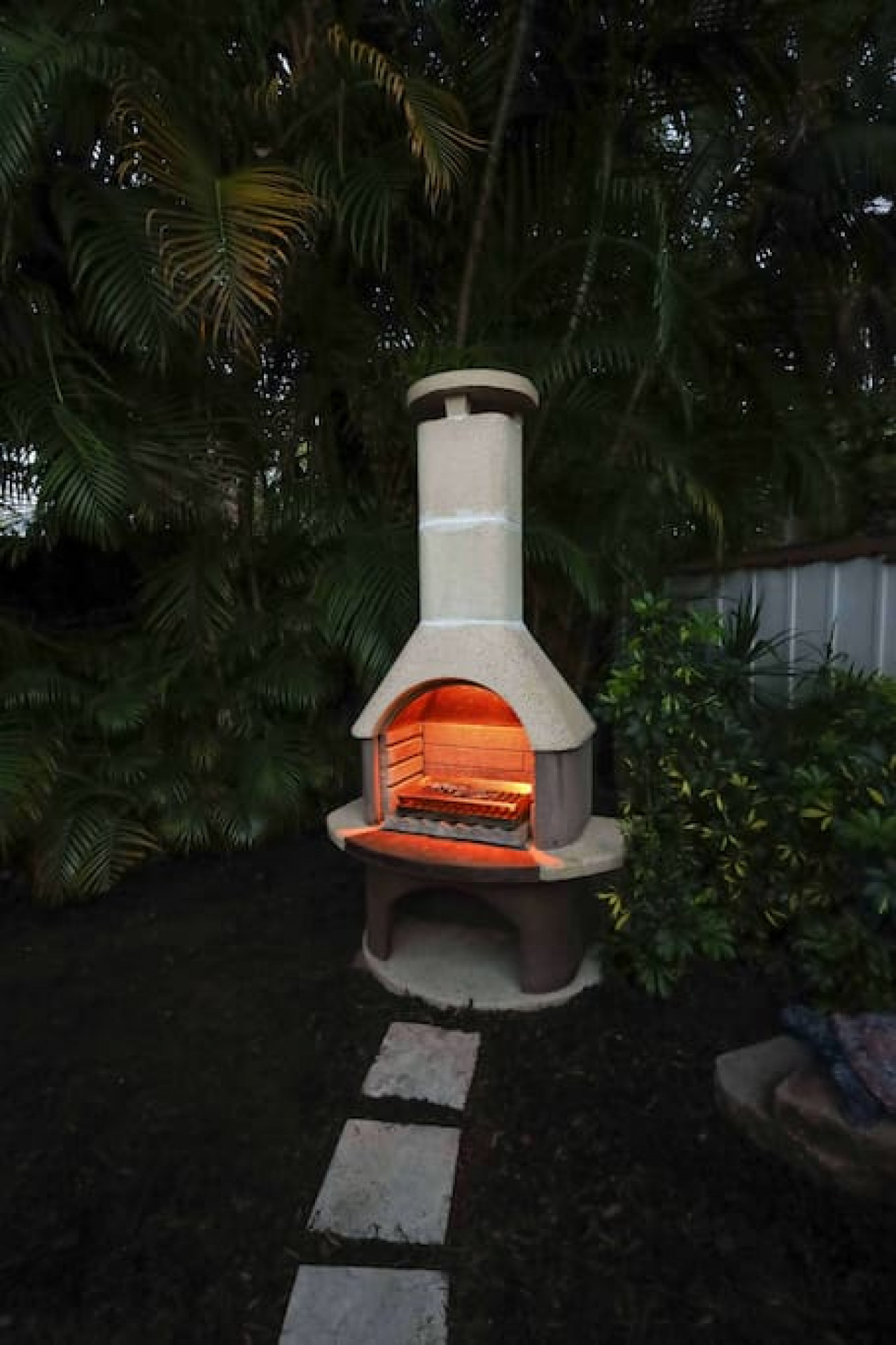 Make use of the outdoor wood fired grill to give dinner that unbeatable wood-grilled flavor