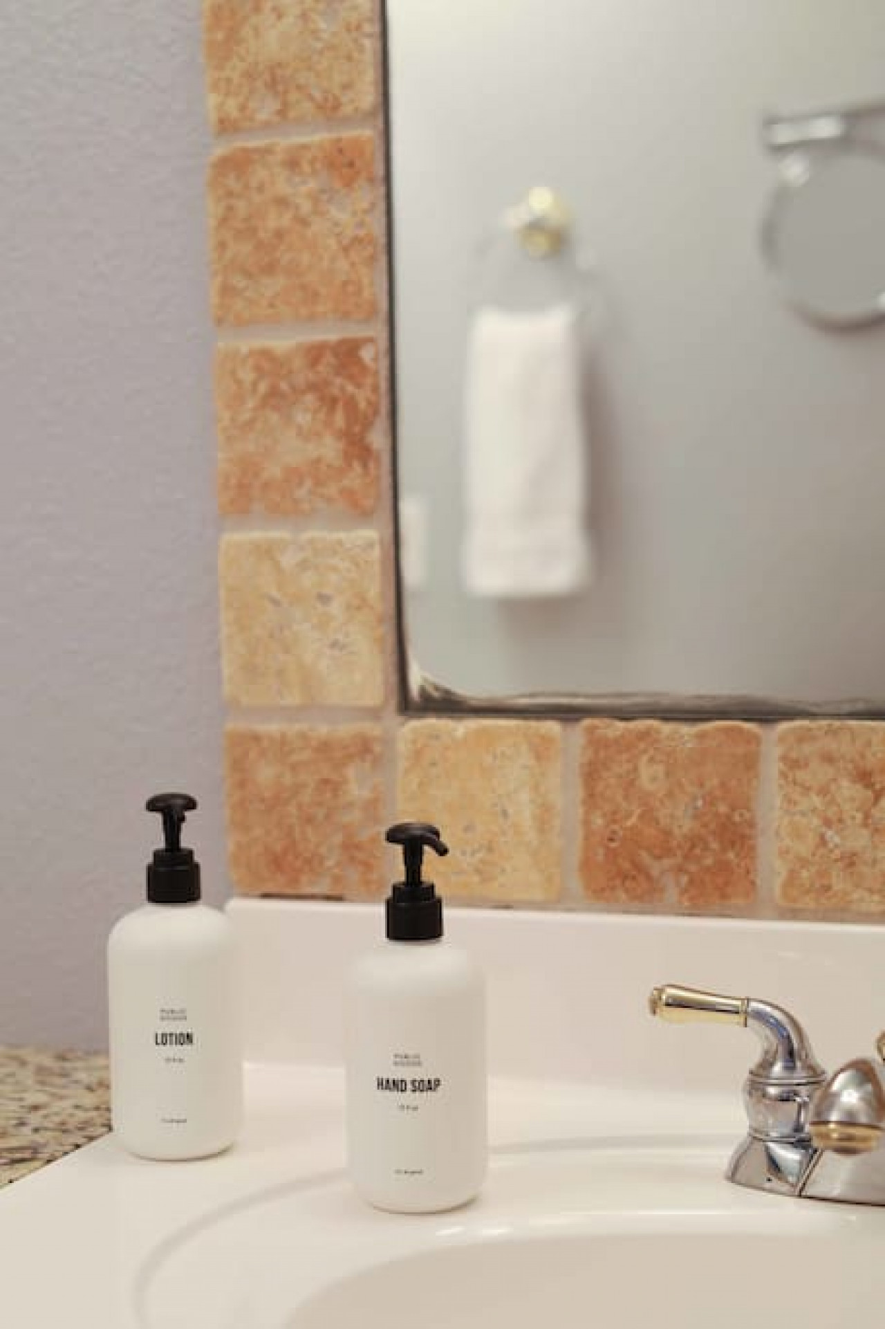 Luxury hand soap and lotion is included in all bathrooms for your stay