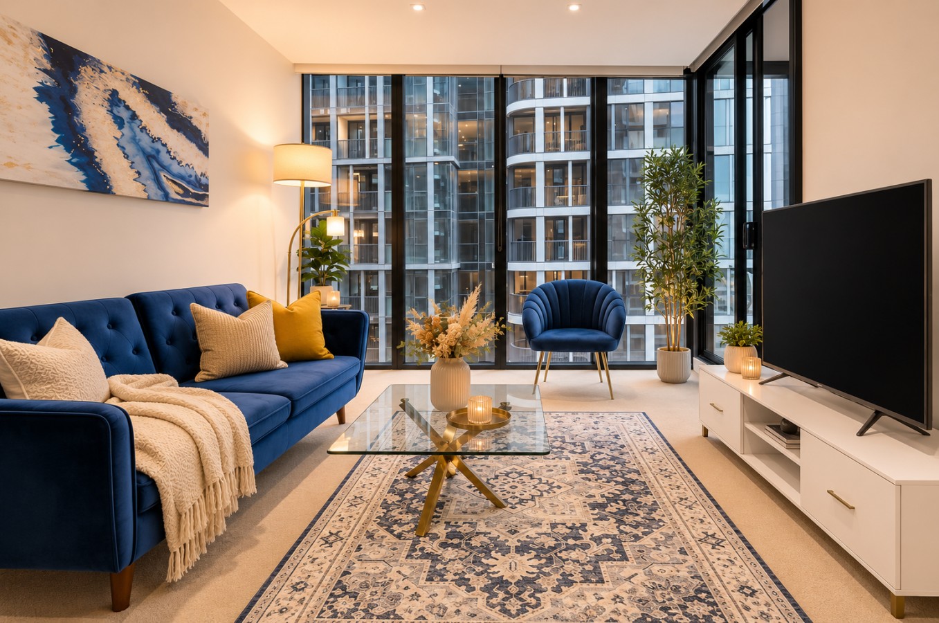Deluxe balcony two-bedroom on level 13