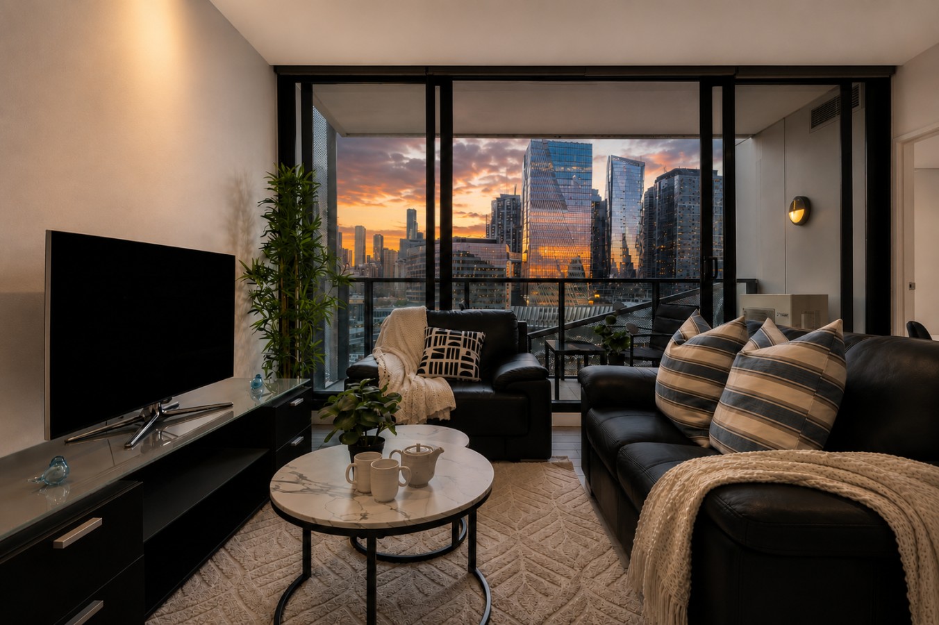 Two-bedroom on level 10