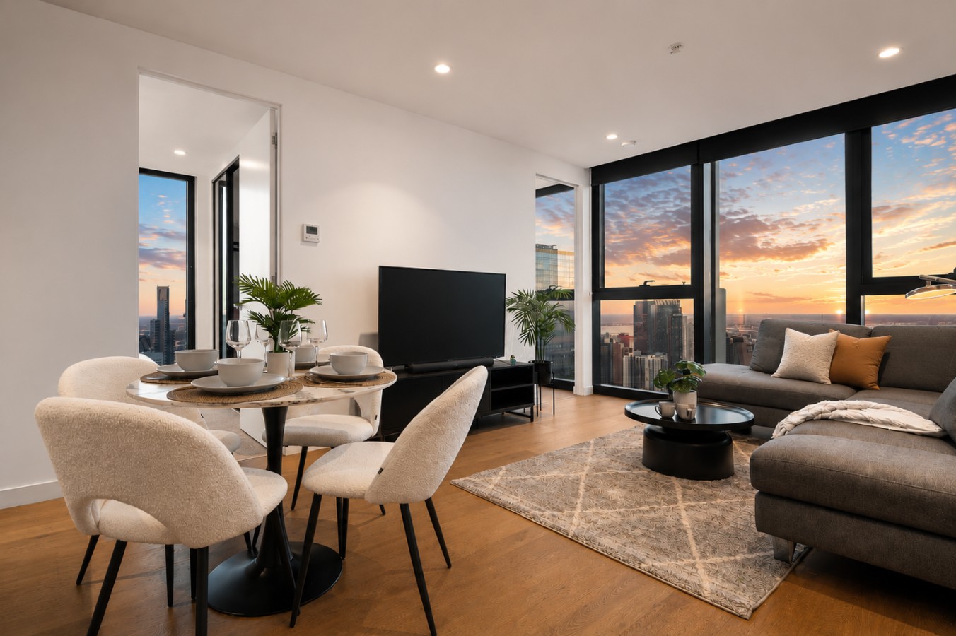Breathtaking City Views — 70th Floor Apartment with a Pool, Gym, Sauna & Steam Room