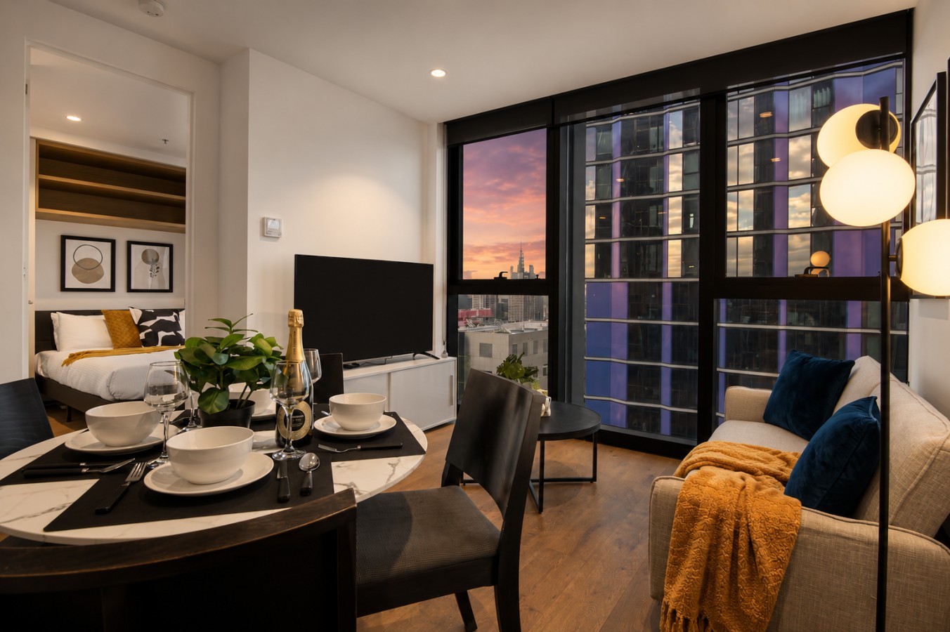 Sky High Living — 57th Floor Apartment with a Pool, Gym, Sauna & Steam Room