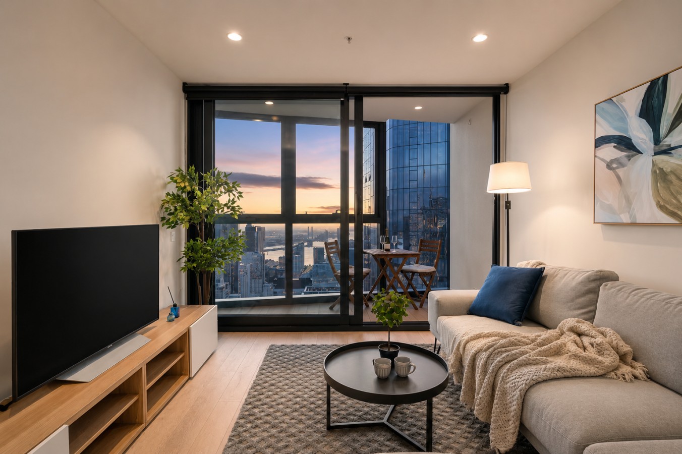 Gorgeous City Views — 62nd Floor Apartment with a Pool, Gym, Sauna & Steam Room