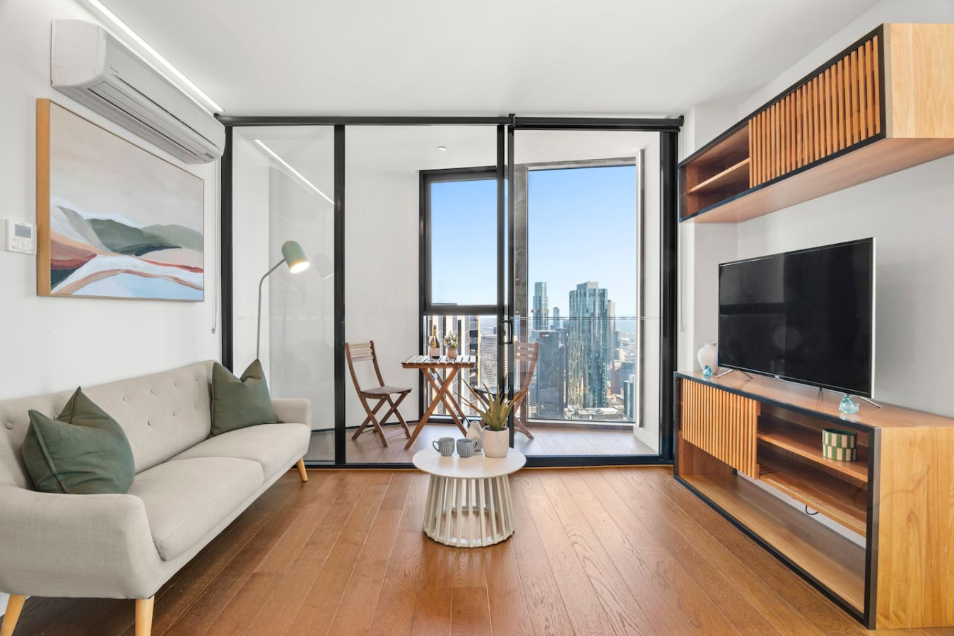 Three-bedroom on level 64