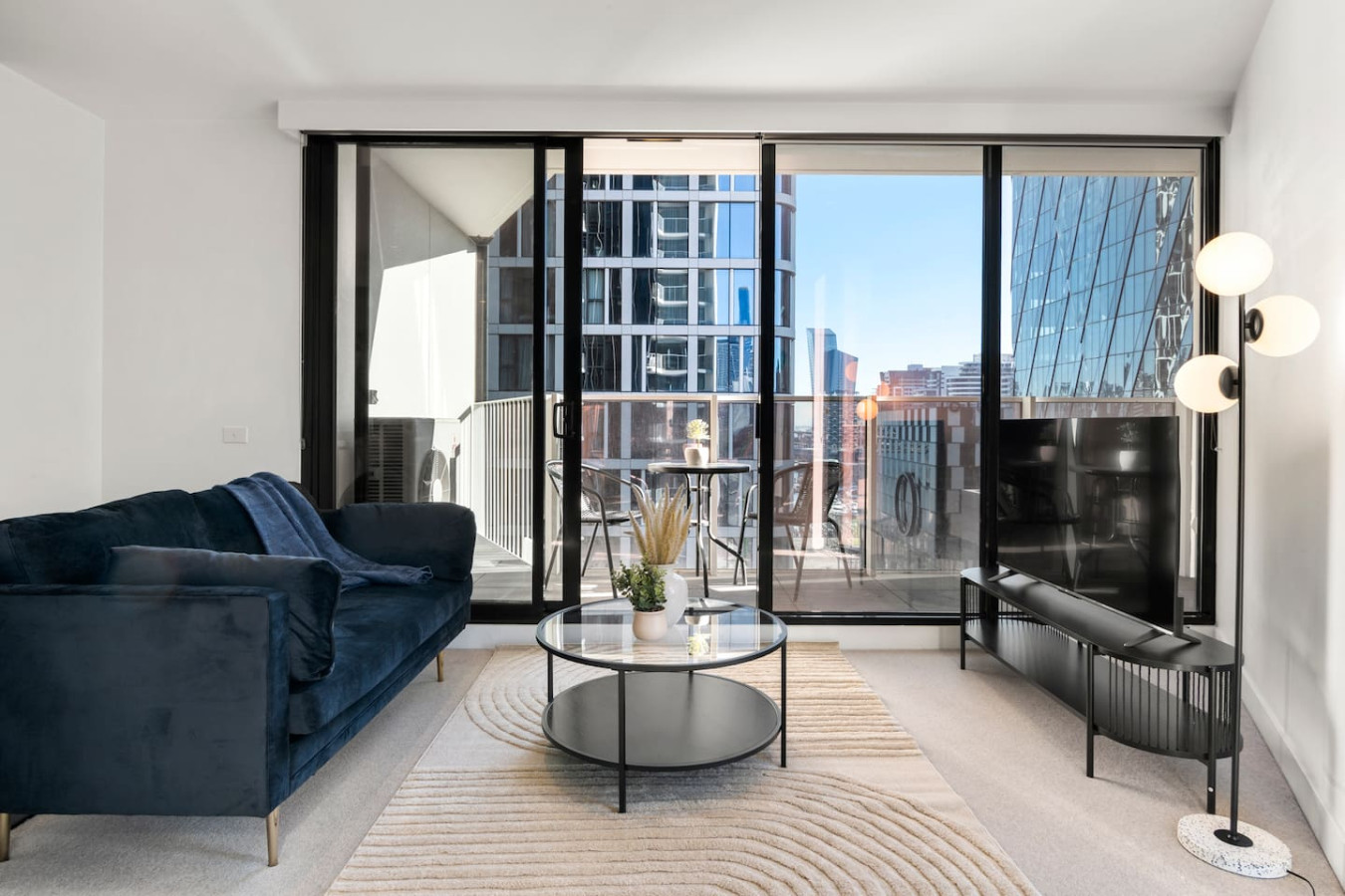 City-view two-bedroom on level 9