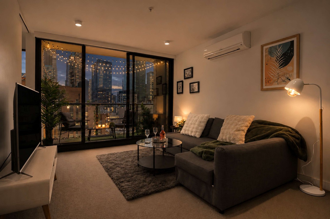 Modern CBD 2BR Free Parking · Stunning City Views