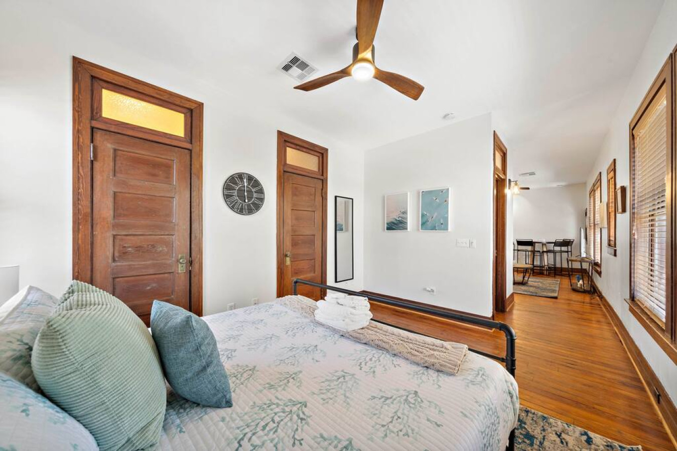 Imagine drifting off to sleep in this bedroom