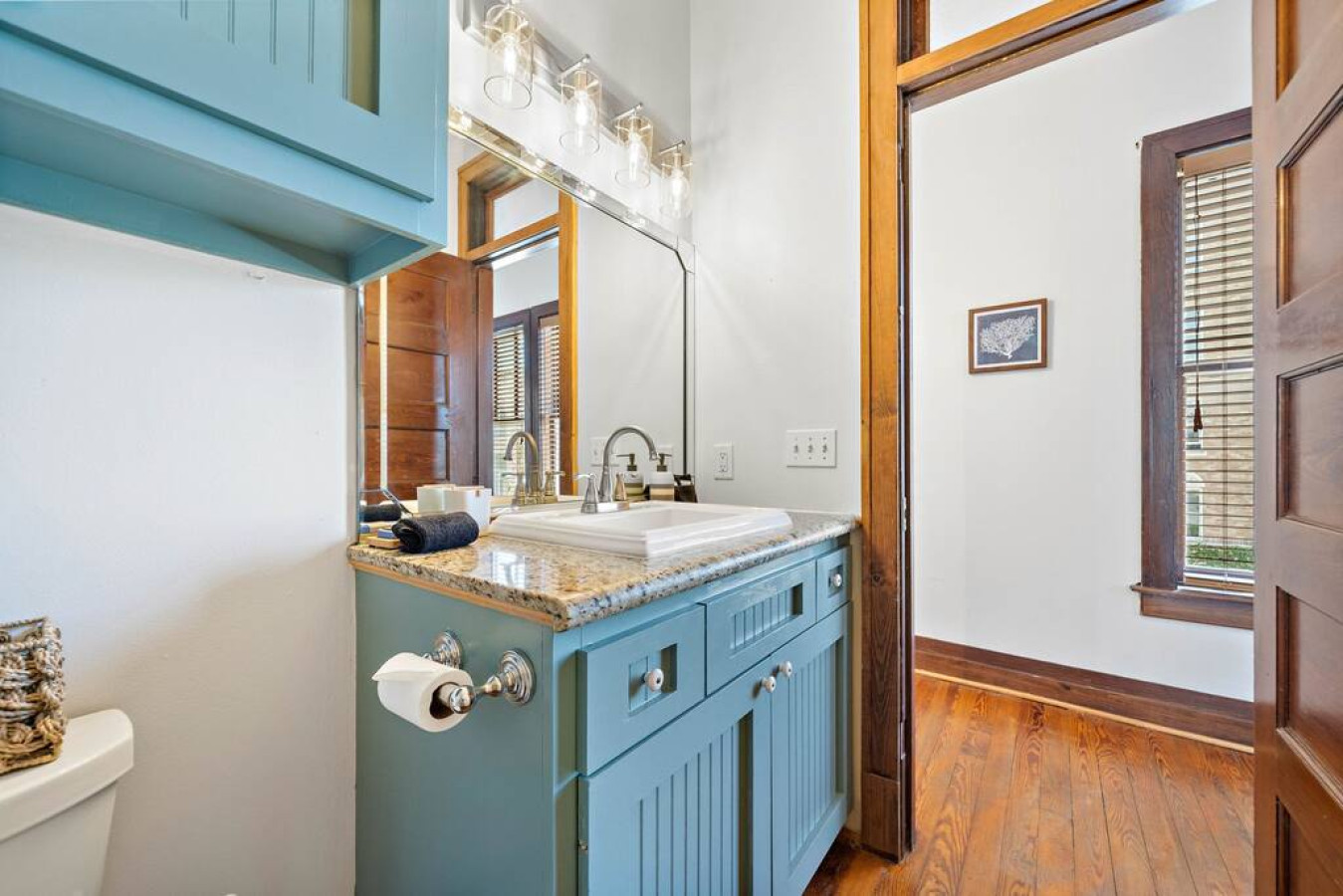 Feel pampered in this beautiful bathroom