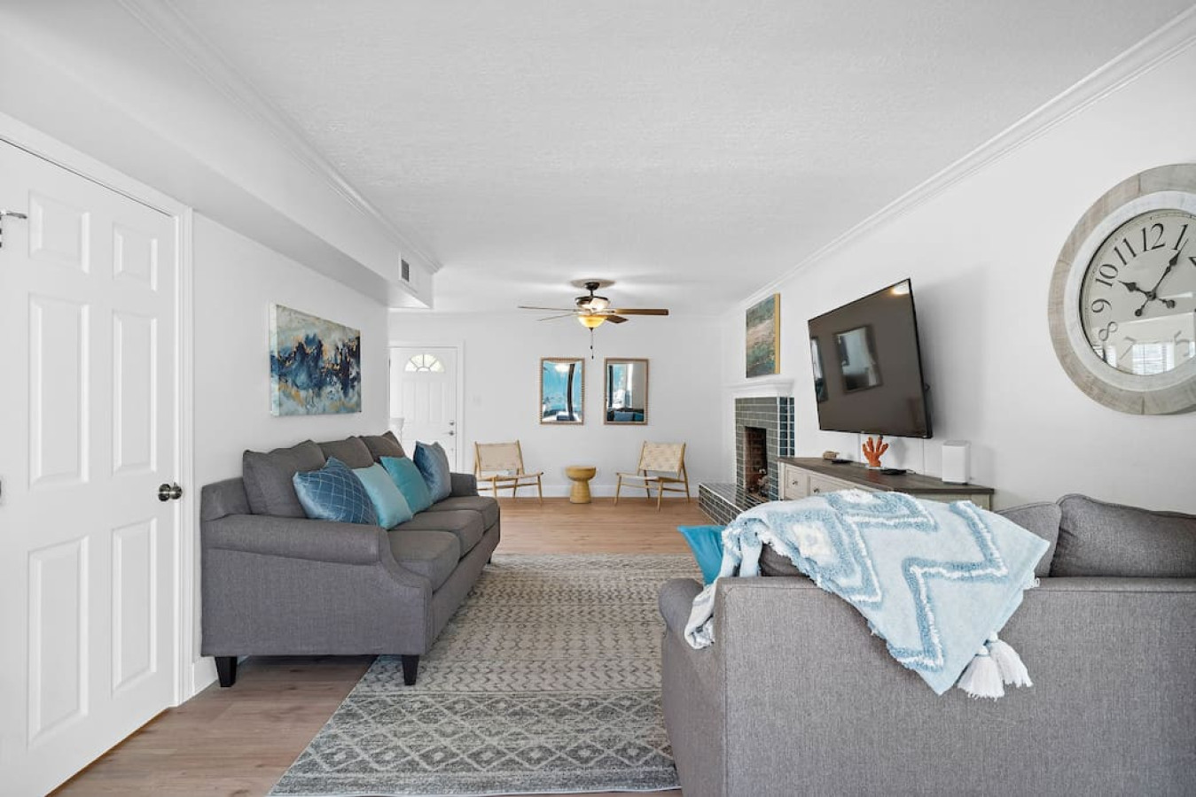 This is the main living room area of the home