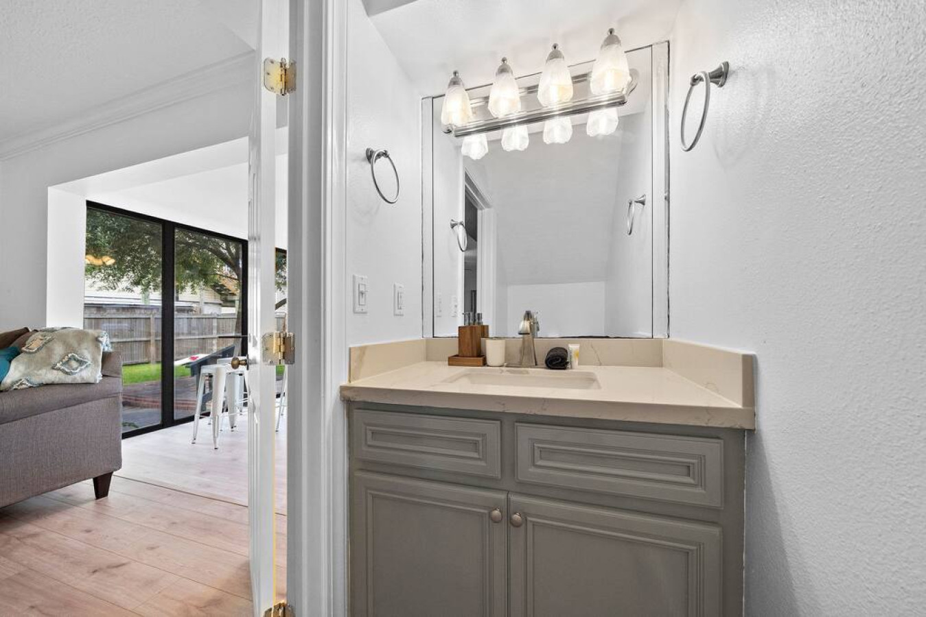 This bathroom is shared by several bedrooms
