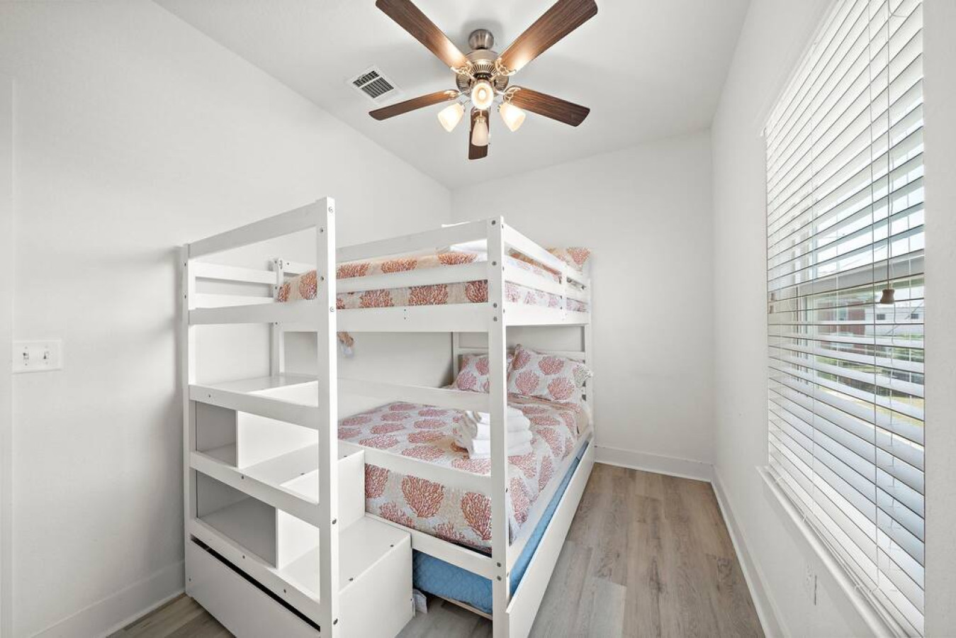 Another bedroom with full bunk beds