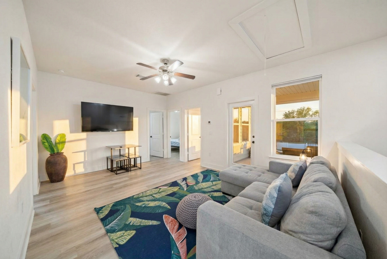 This is the main living room area of the home