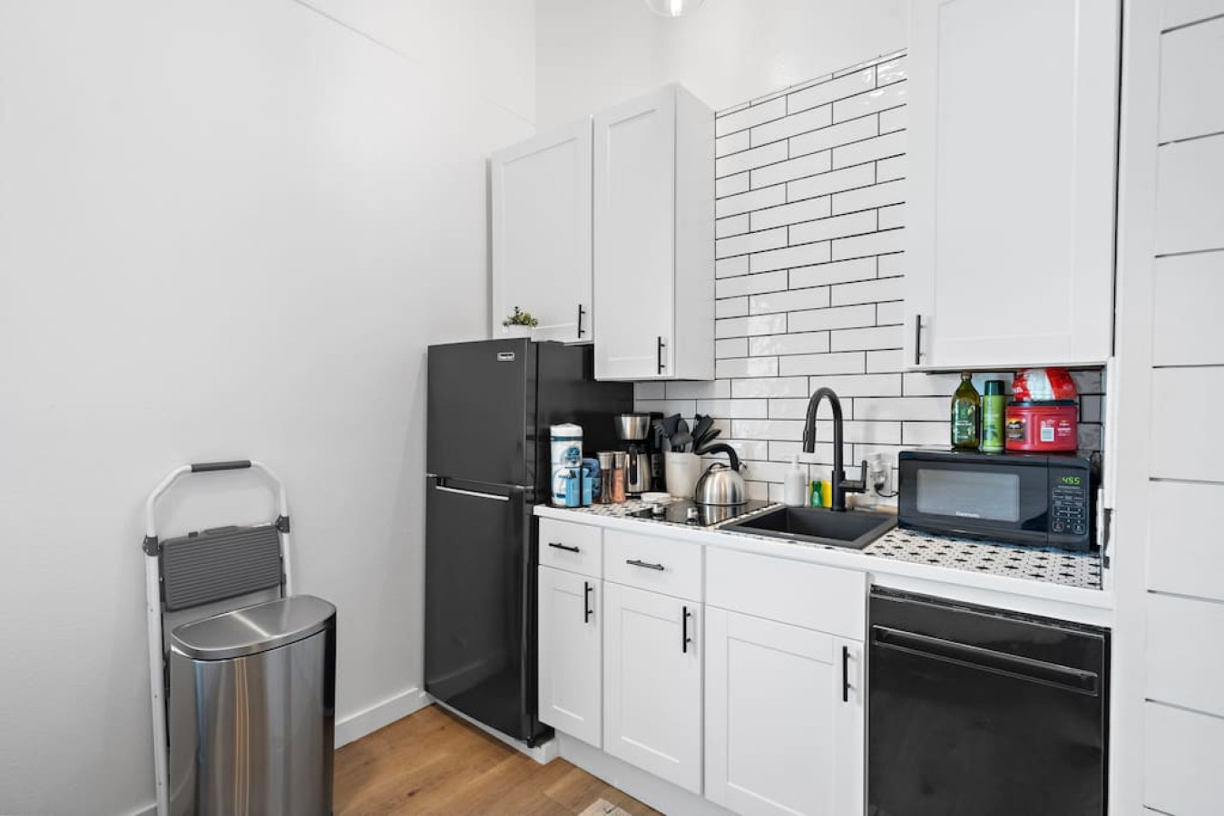 Whip up delicious meals in this charming kitchen