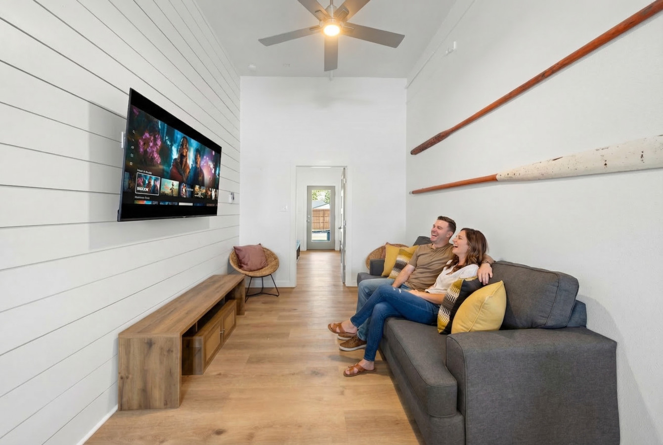 Cozy up for a movie night with the whole family!