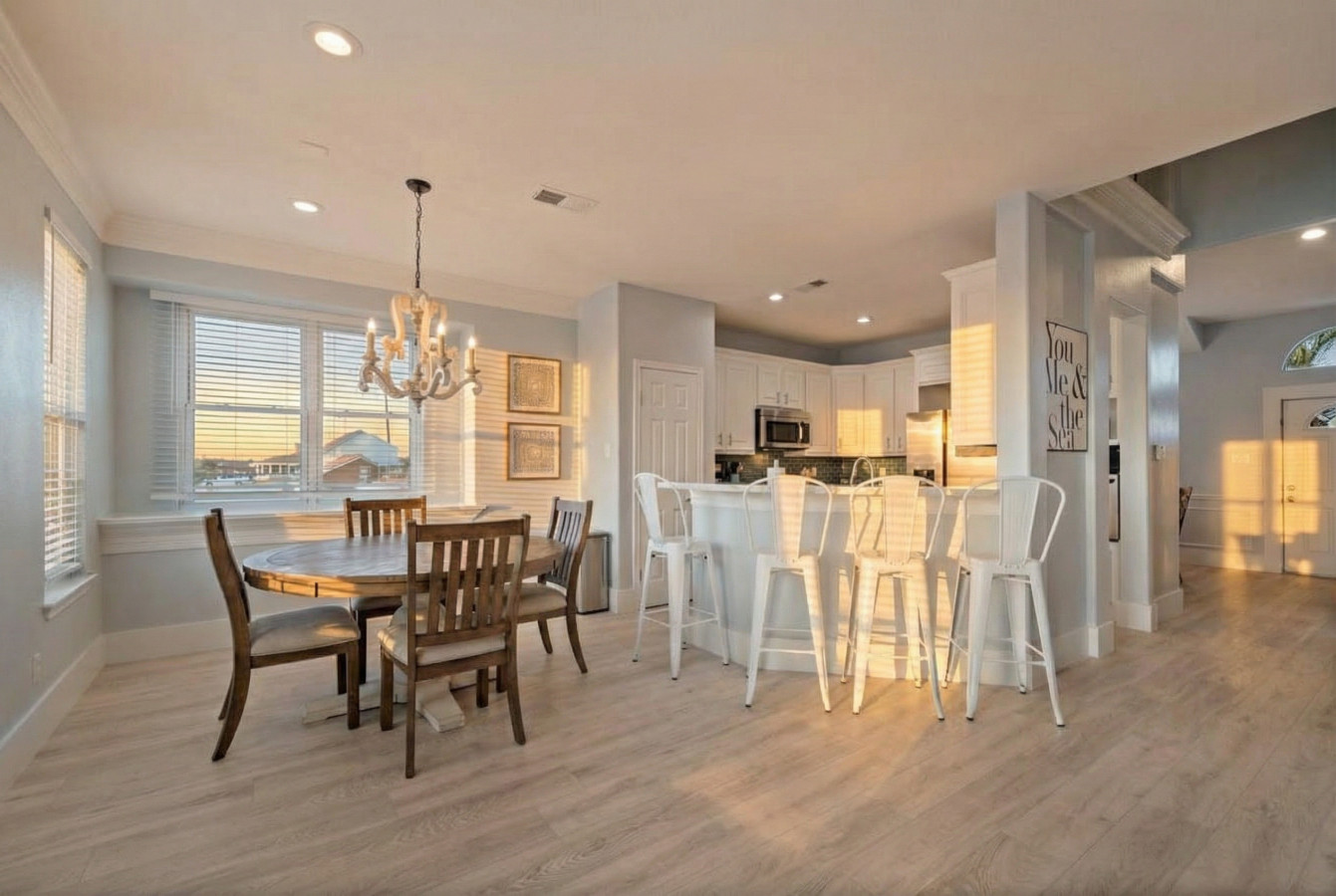 Cozy elegance reimagined in the heart of this dwelling