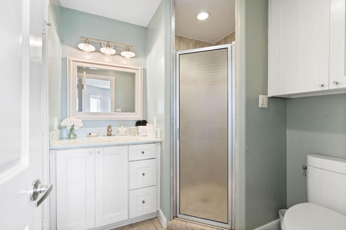 This bathroom is shared by several bedrooms