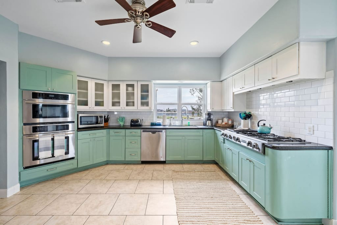 Another angle of the kitchen