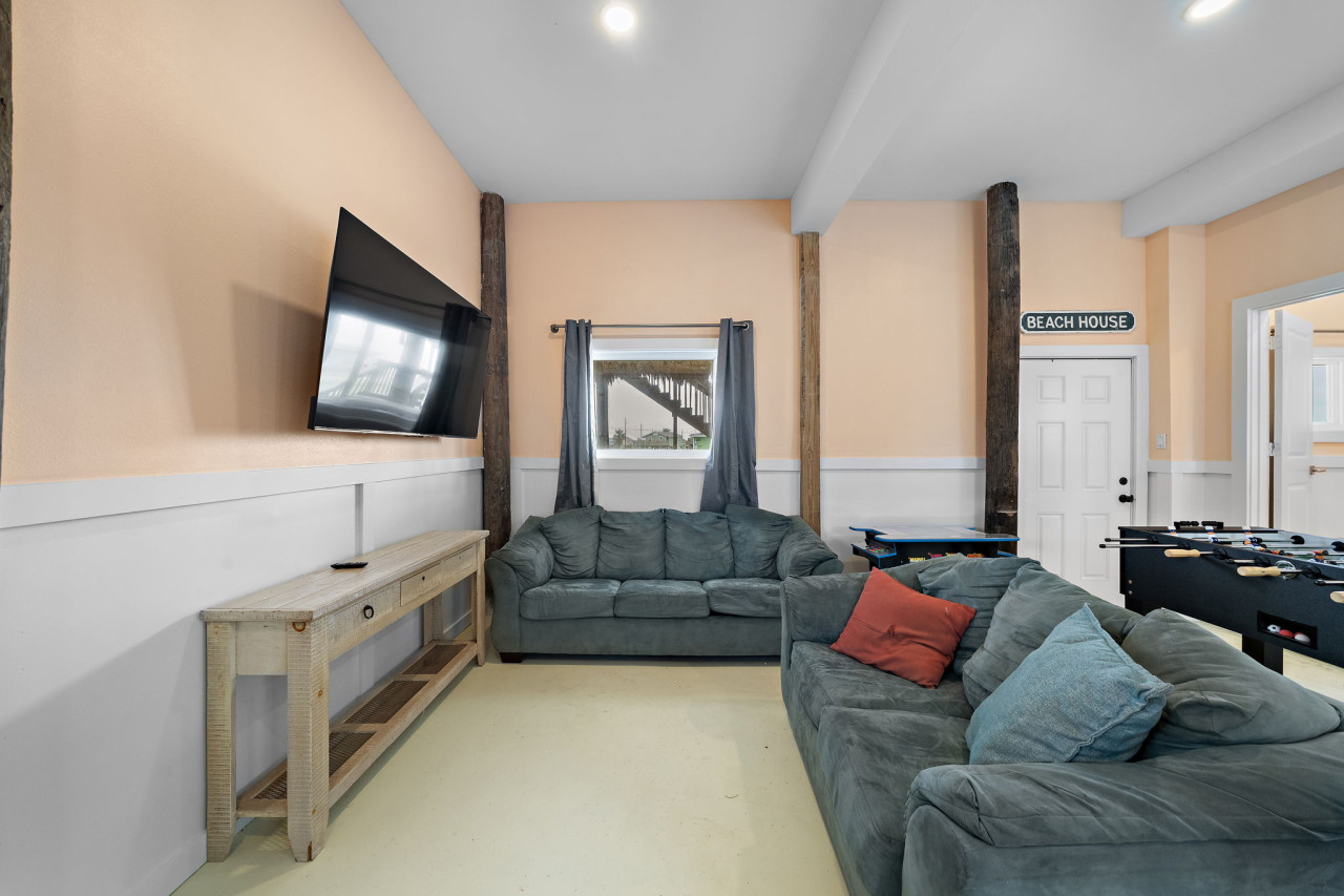Another angle of the game room