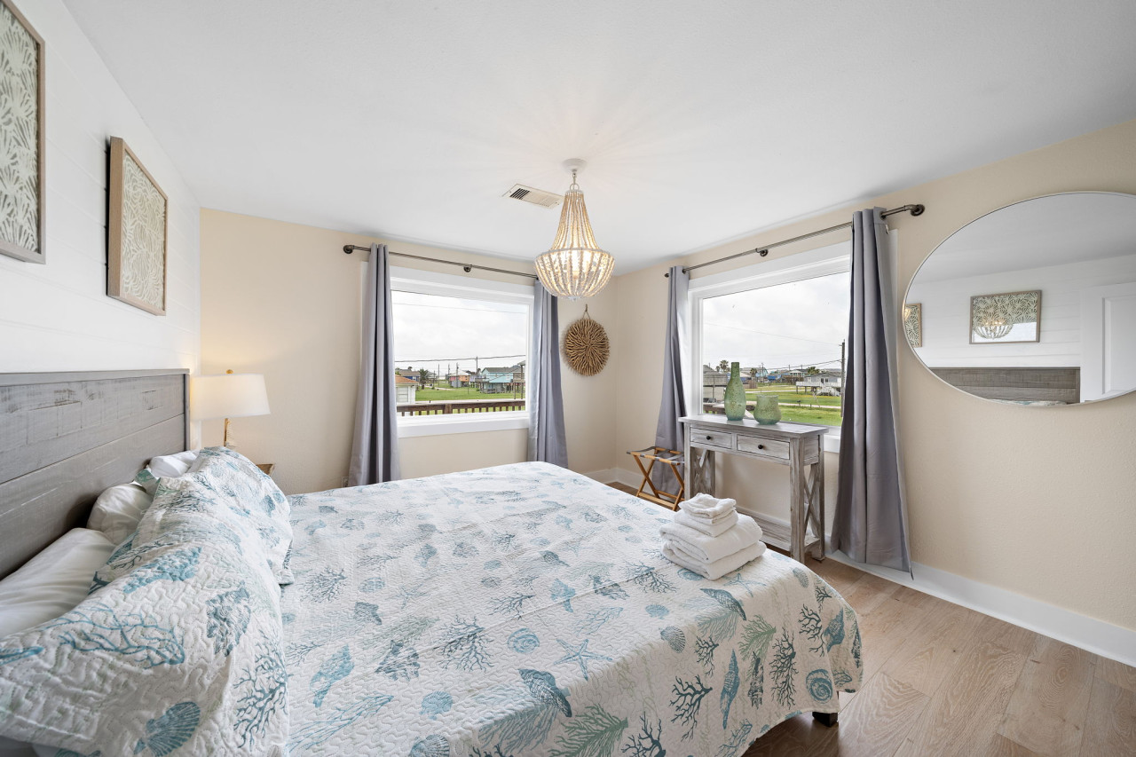 A relaxing retreat awaits in this comfy bedroom