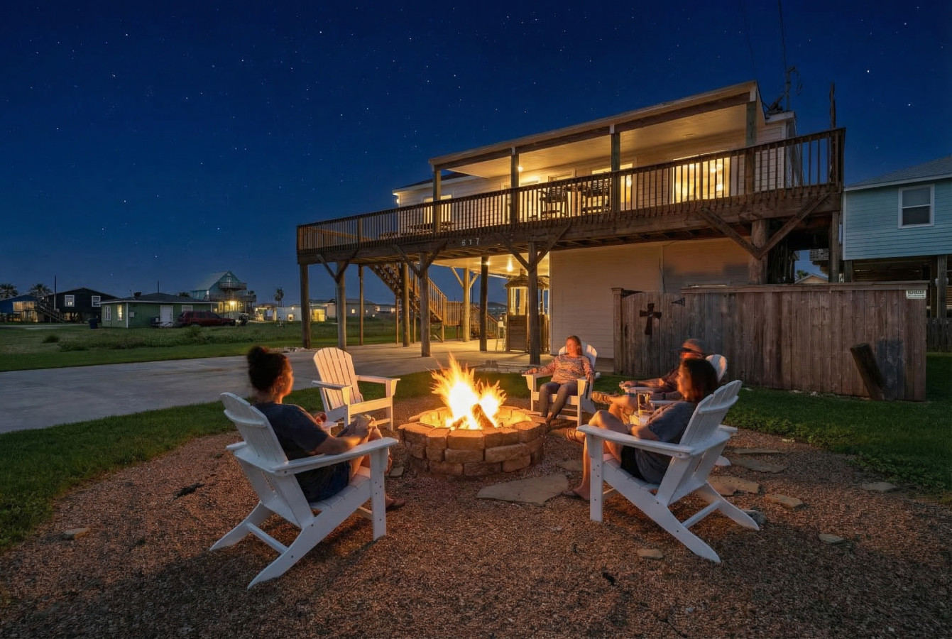 Roast marshmallows & share stories under the stars