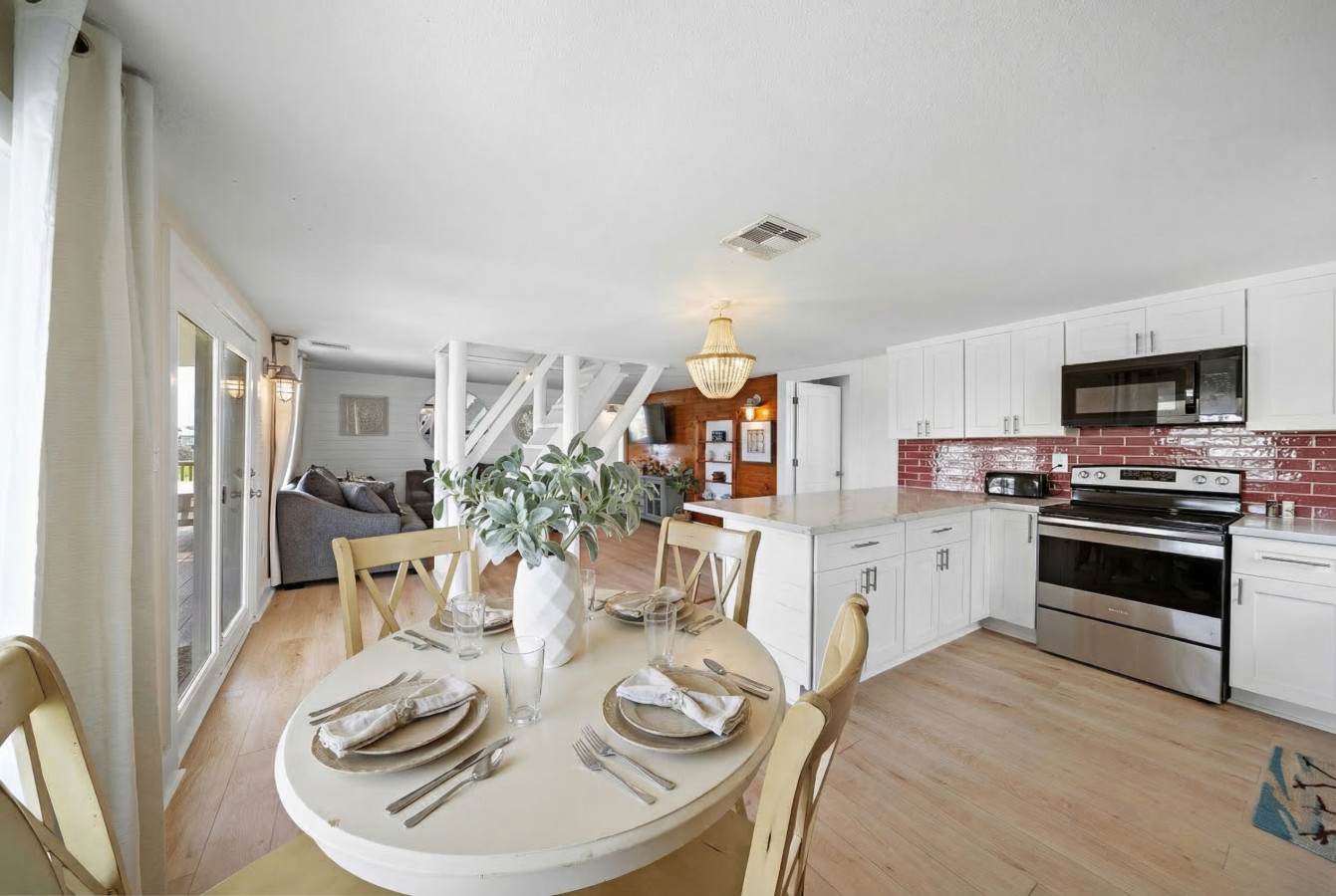 Savor the flavors of home in our modern kitchen oasis