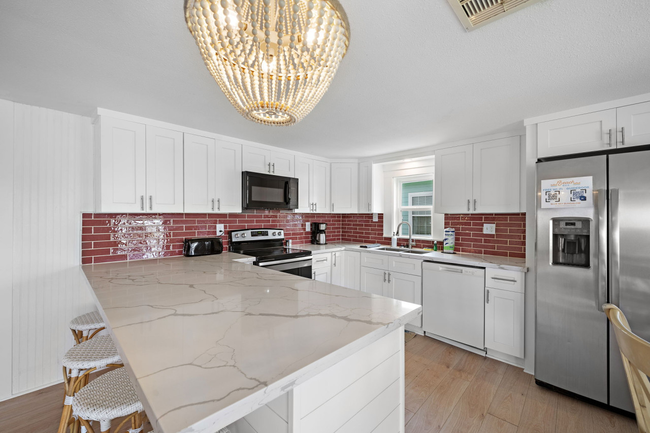 Whip up delicious meals in this charming kitchen