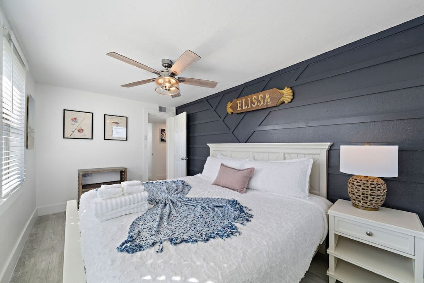 A relaxing retreat awaits in this comfy bedroom