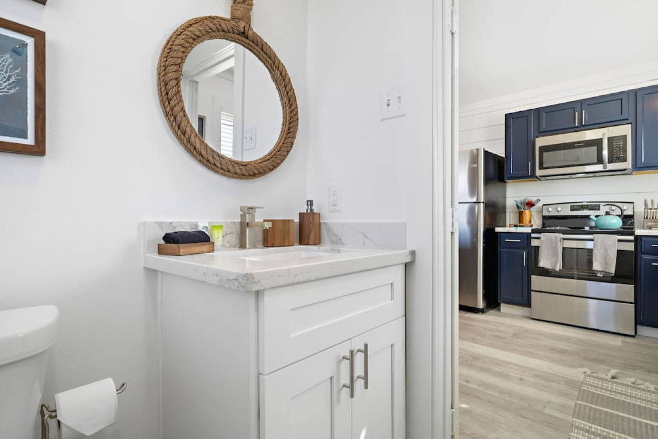 Another angle of the bathroom