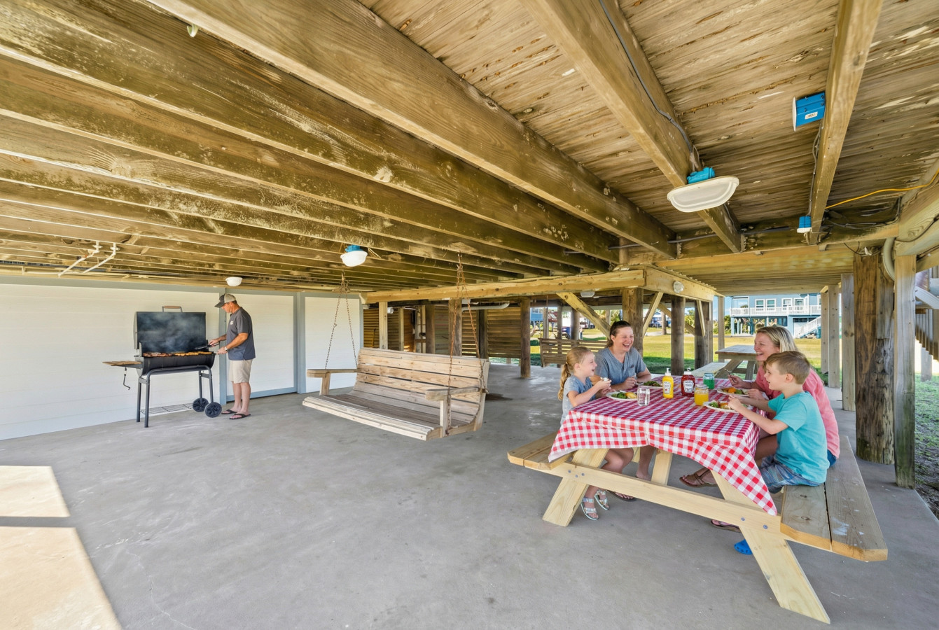 Another angle of the downstairs space