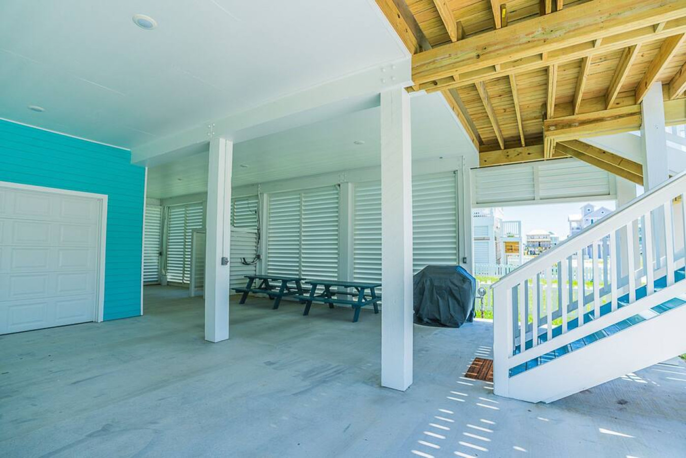Escape the midday sun and entertain here
